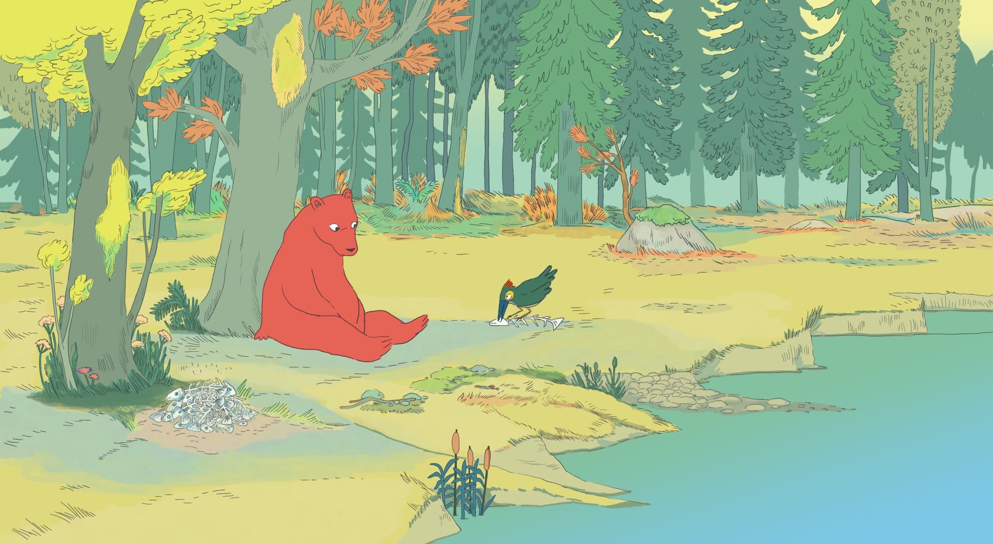 L'Ours et l'oiseau - Miyu Productions